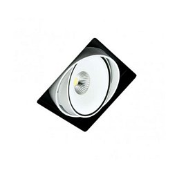 Obrázek pro produkt Vestavné svítidlo Gran Cube bílé / černé 16W LED 3000K 40º 1442lm - BPM (starý kód: 8210.03.D40.3K)