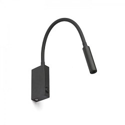 Obrázek pro produkt EKE nástěnná černá 230V LED 3W 60° 3000K - RED - DESIGN RENDL