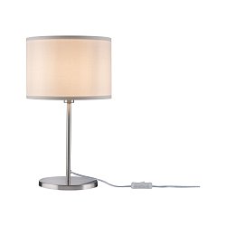 Obrázek pro produkt Tessa stolní lampa Creme/kov kartáčovaný bez zdroje světla, max. 40W E14 - PAULMANN