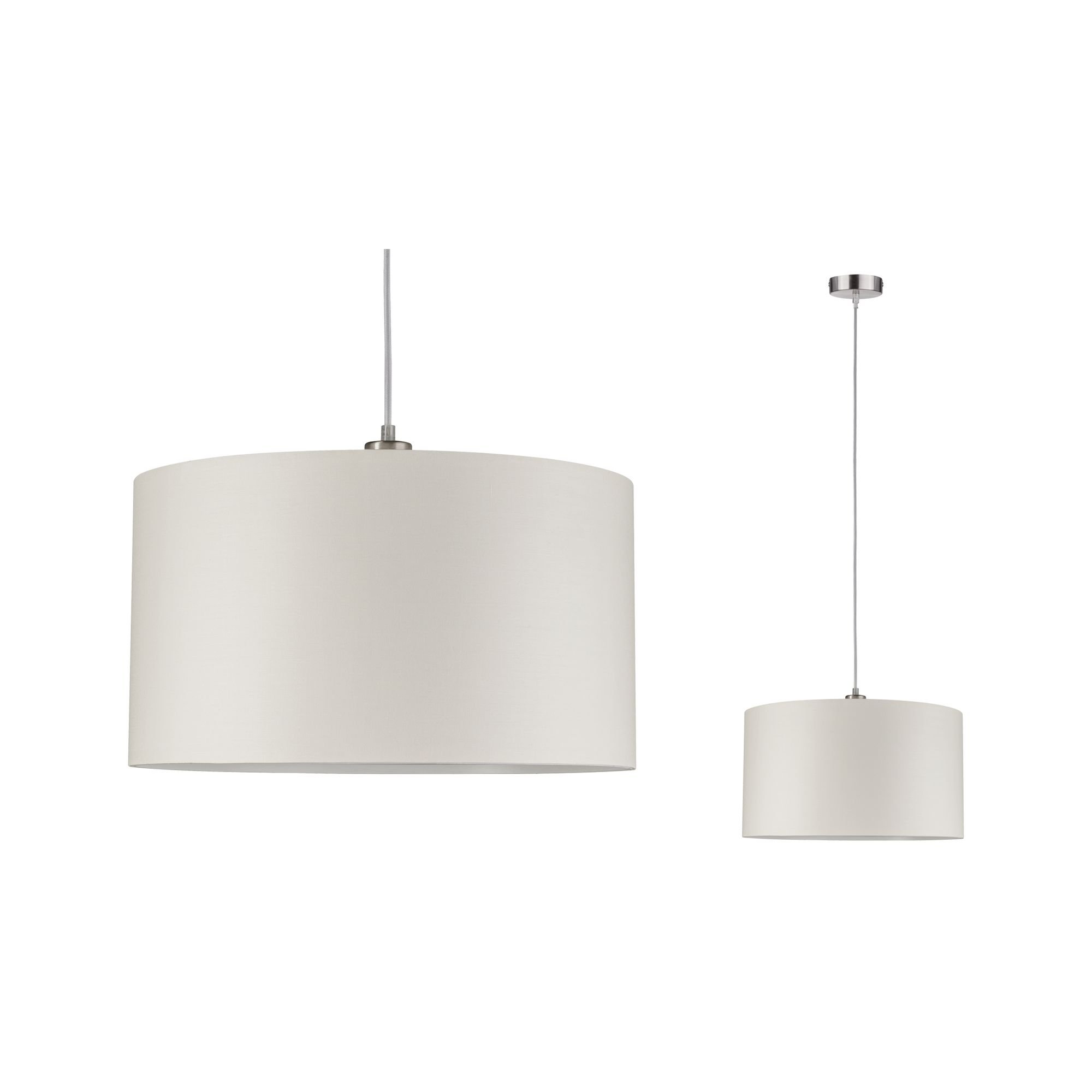P 70924 Tessa závěsné svítidlo Creme/kov kartáčovaný bez zdroje světla, max. 60W E27 - PAULMANN