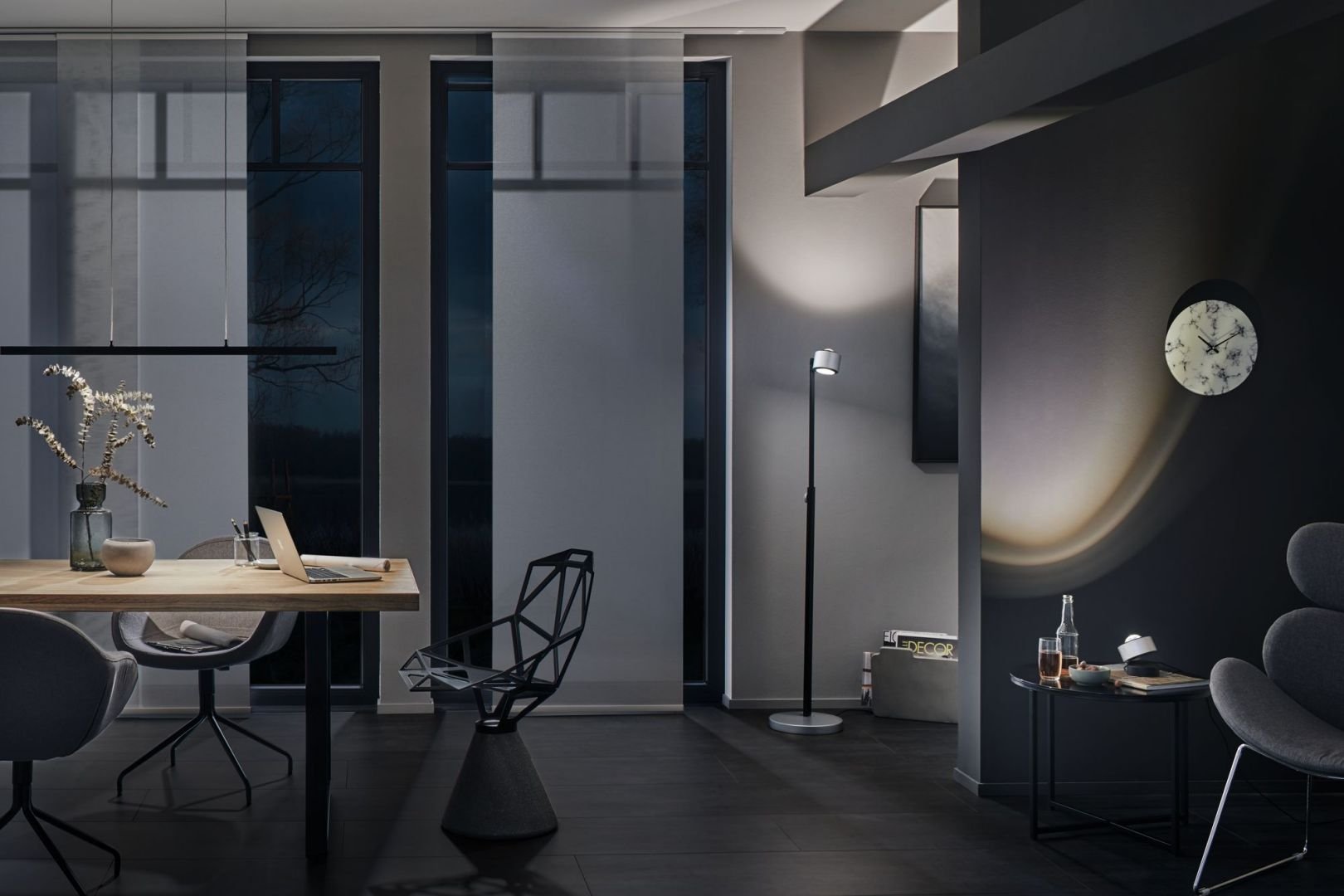 P 79693 LED závěsné svítidlo Lento 42W černá stmívatelné nastavitelná výška - PAULMANN (obrázek 3)