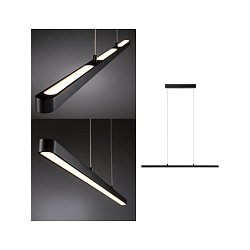 Obrázek pro produkt LED závěsné svítidlo Lento 42W černá stmívatelné nastavitelná výška - PAULMANN