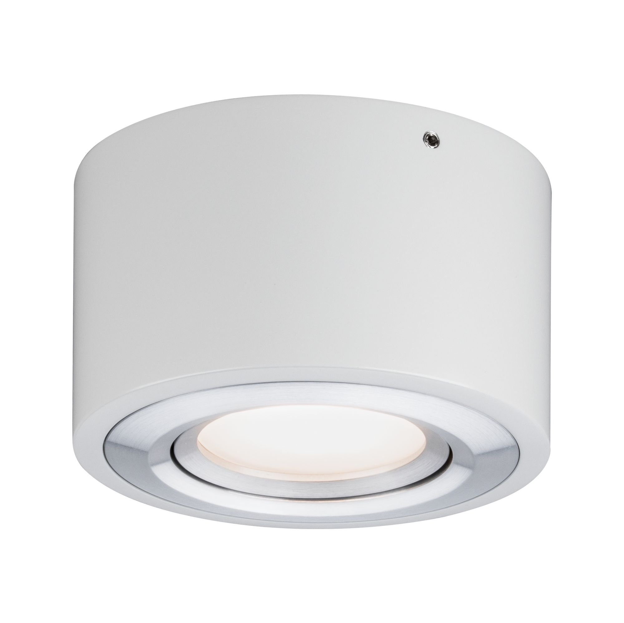 P 79708 LED stropní svítidlo Argun 1-ramenné 4,8W bílá mat/hliník kartáčovaný - PAULMANN