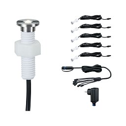 Obrázek pro produkt Plug&Shine základní sada vestavné svítidlo MicroPen II IP67 3000K 5x0,22W - PAULMANN