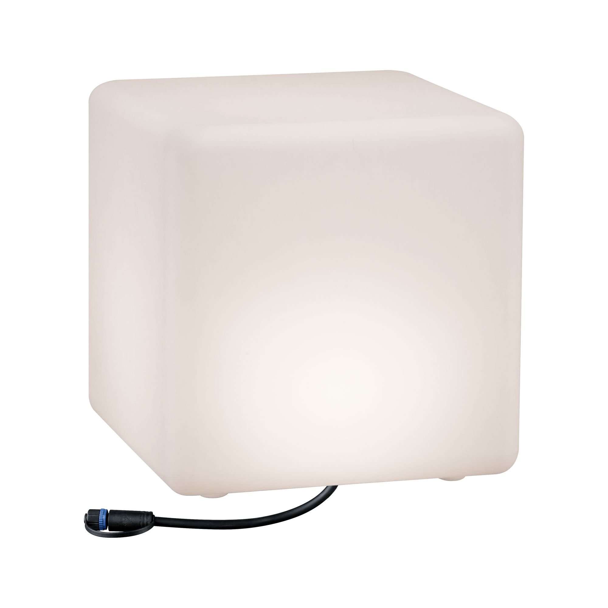 P 94181 Plug&Shine světelný objekt Cube IP67 3000K 24V délka hrany 30cm - PAULMANN
