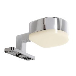 Obrázek pro produkt KapegoLED nábytkové přisazené svítidlo Gienah 9V DC 3,20 W 3000 K 120 lm 60 mm stříbrná - DEKOLIGHT