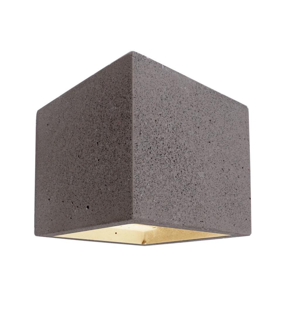 IMPR 341184 Kapego nástěnné přisazené svítidlo Cube 230V G9 1x max. 25W 115 mm tmavěšedá - LIGHT IMPRESSIONS
