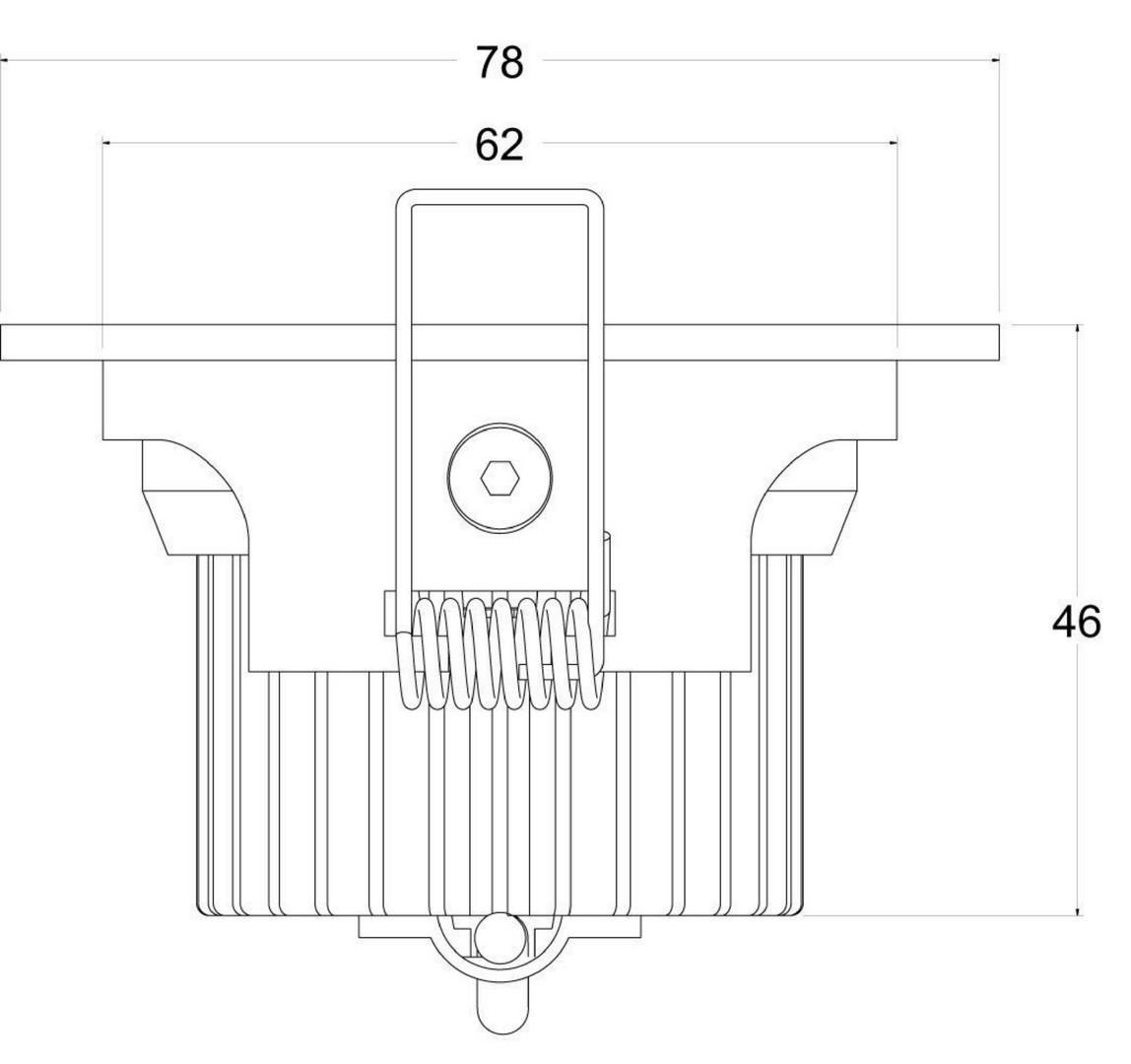 IMPR 565279 Deko-Light stropní vestavné svítidlo COB-68-350mA-2700K-kulaté 16-17V DC 6W 2700 K 580 lm bílá (obrázek 5)