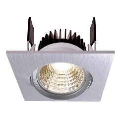 Obrázek pro produkt Deko-Light stropní vestavné svítidlo COB-68-350mA-2700K-hranaté 16-17V DC 6W 2700 K 580 lm 78 mm stříbrná - DEKOLIGHT