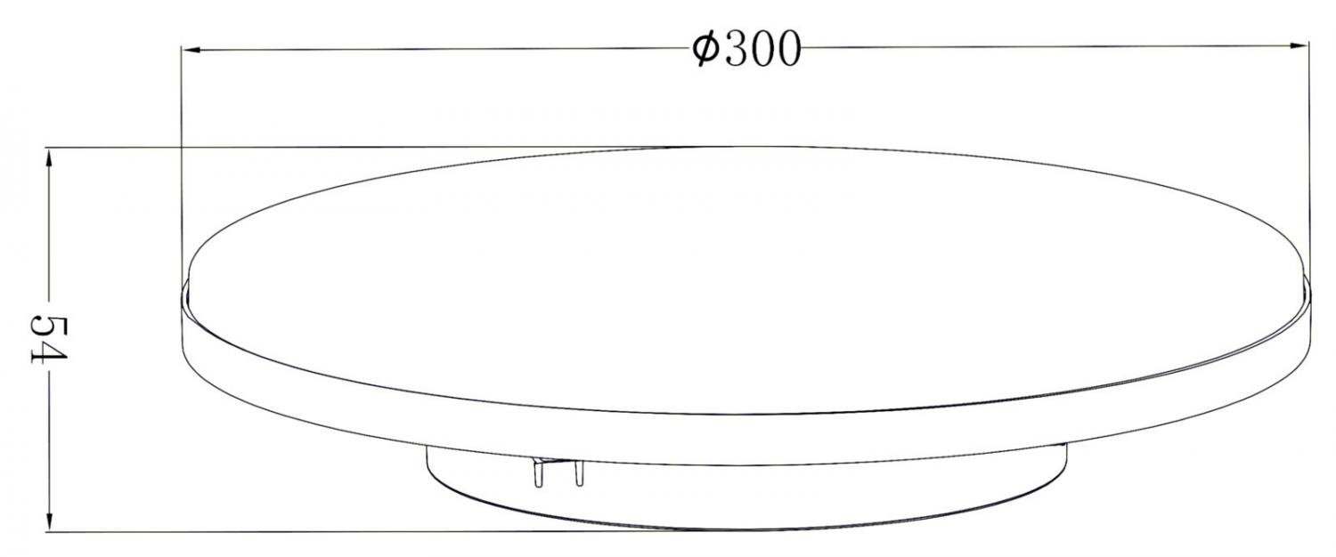 IMPR 348072 Deko-Light nástěnné a stropní svítidlo Mensae kulaté 230V 20W 3000 K 1340 lm tmavěšedá (obrázek 6)