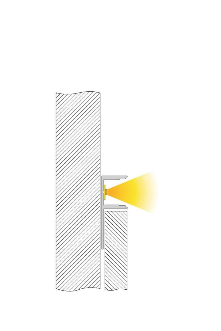 IMPR 975361 Reprofil dlaždicový profil EL-03-12 stříbrná elox 2500 mm - DEKOLIGHT (obrázek 3)