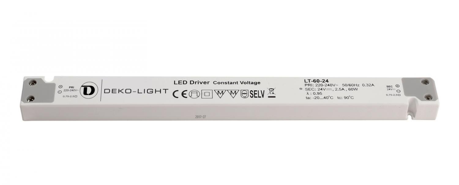 IMPR 862094 Deko-Light napájení LT-60-24 konstantní napětí 2500 mA IP20 24V DC 60W - LIGHT IMPRESSIONS