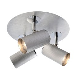 Obrázek pro produkt Deko-Light stropní přisazené svítidlo Indi III 230V GU10 3x max. 50W stříbrná - DEKOLIGHT