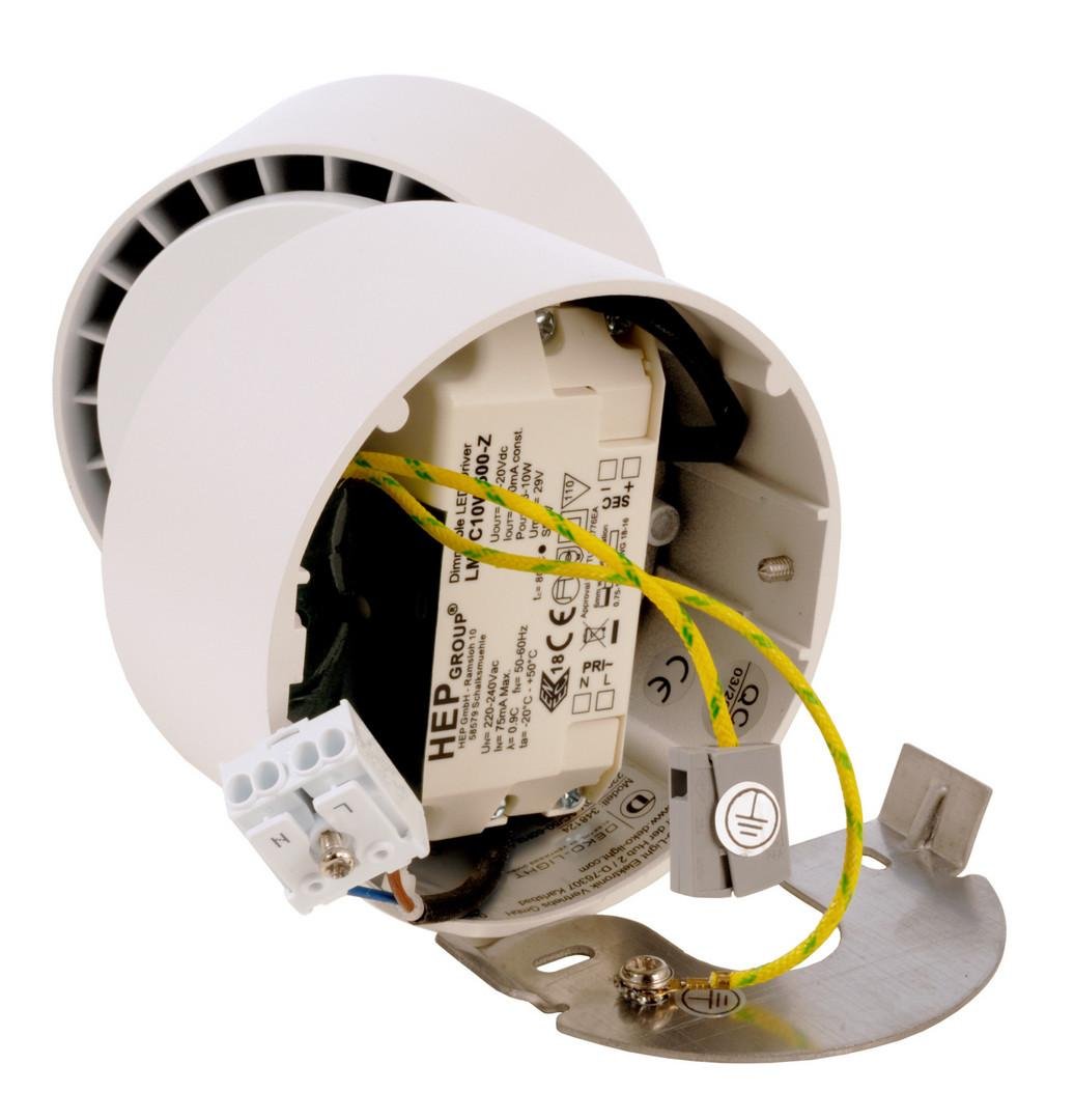 IMPR 348122 Deko-Light stropní přisazené svítidlo Uni II Mini 230V 8W 3000 K 600 lm 91 mm bílá (obrázek 9)