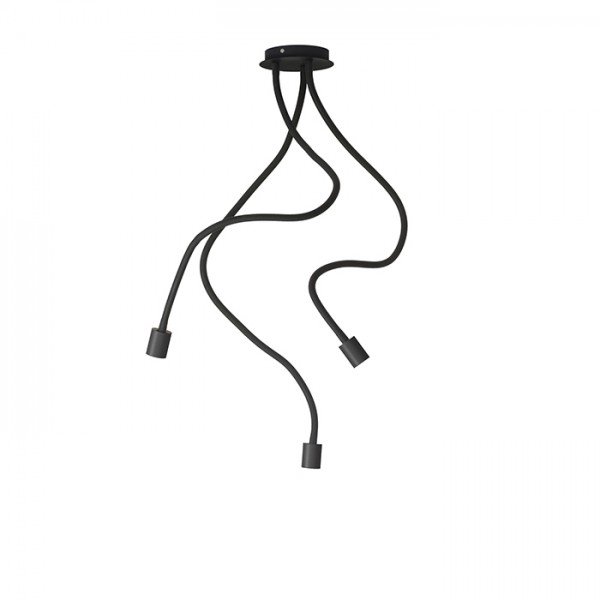 RED R12935 LOYD E27 III stropní černá 230V E27 3x28W - RED - DESIGN RENDL (obrázek 3)