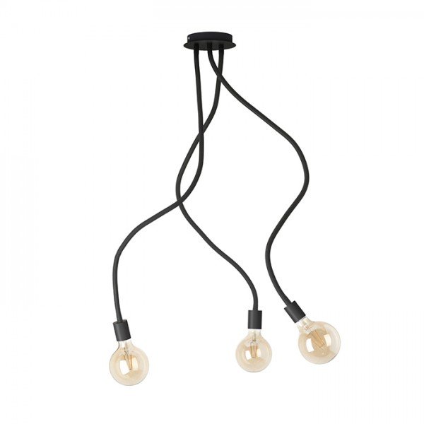 RED R12935 LOYD E27 III stropní černá 230V E27 3x28W - RED - DESIGN RENDL (obrázek 4)