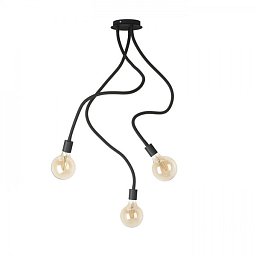 Obrázek pro produkt LOYD E27 III stropní černá 230V E27 3x28W - RED - DESIGN RENDL
