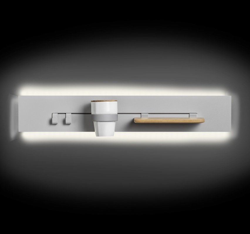 Levně HAL 109-311K-40GEE/830, W Svítidlo nástěnné drážka vpravo ILBI+ LED 31W 3000K 3060lm (109-311K-40GEE/830, W) - HALLA