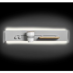Obrázek pro produkt Svítidlo nástěnné drážka vpravo ILBI+ LED 31W 3000K 3060lm (109-311K-40GEE/830, W) - HALLA 

