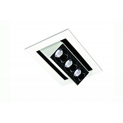 Obrázek pro produkt Svítidlo LENT MOTION bílá/černá LED 6W 60º 3000K 114x84mm (10212.RF.03.SQ.W-BK.B60.3K) - BPM