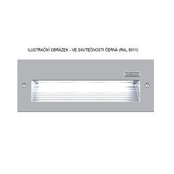 Obrázek pro produkt Venkovní zápustné svítidlo do stěny RADO 5 LED 17W 308lm 3000K IP65 černá RAL9011 - LIGMAN