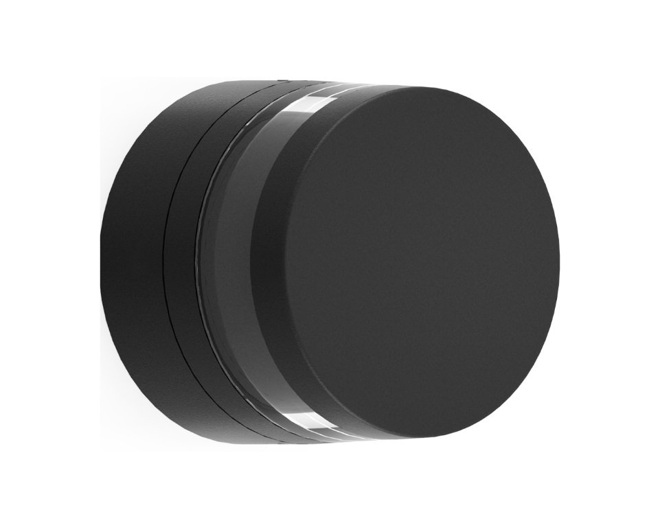 LGM LW-30001-W30-01 Nástěnné venkovní svítidlo LIGHTWAVE 20W 280lm 3000K IP65 černá RAL9011 vč. krytu A30131 - LIGMAN