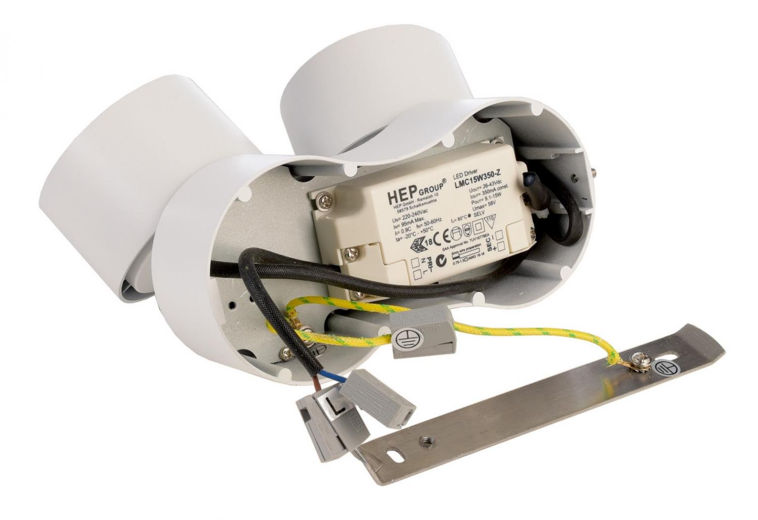 IMPR 348123 Deko-Light stropní přisazené svítidlo Uni II Mini Double 230V 15W 3000 K 980 lm 160 mm bílá (obrázek 8)