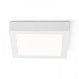 Obrázek pro produkt //  SOCORRO SQ 220 přisazená bílá 230V LED 18W 3000K - RED - DESIGN RENDL