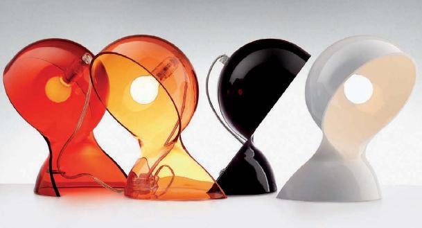 Levně AR 1466000A Stolní lampa DALU bílá 1x 40W výška 26cm - ARTEMIDE