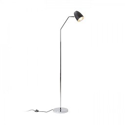 Obrázek pro produkt PRAGMA stojanová černá chrom 230V E27 28W - RED - DESIGN RENDL