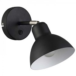 Obrázek pro produkt BAROQUE nástěnná černá chrom 230V E27 28W - RED - DESIGN RENDL