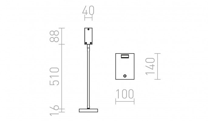 RED R12940 FRISCO T stolní černá 230V LED 4.2W 120° 3000K - RED - DESIGN RENDL (obrázek 6)