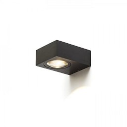 Obrázek pro produkt KORSO I nástěnná černý elox 230V LED 5W 120° IP54 3000K - RED - DESIGN RENDL