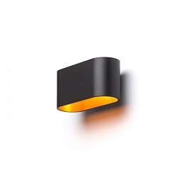 Obrázek pro produkt MARIO matná černá/zlatá 230V G9 33W - RED - DESIGN RENDL