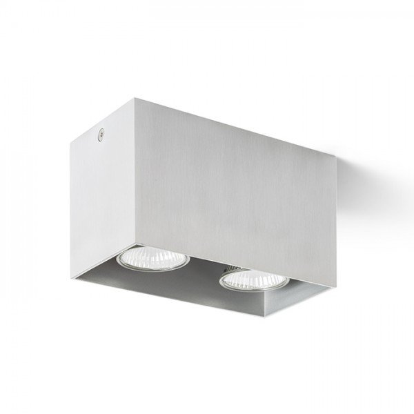 Levně RED R12738 AGATE II stropní česaný hliník 230V GU10 2x35W - RED - DESIGN RENDL