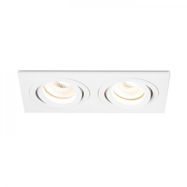 Levně RED R12713 PASADENA GU10 SQ II zápustná bílá 230V GU10 2x50W - RED - DESIGN RENDL