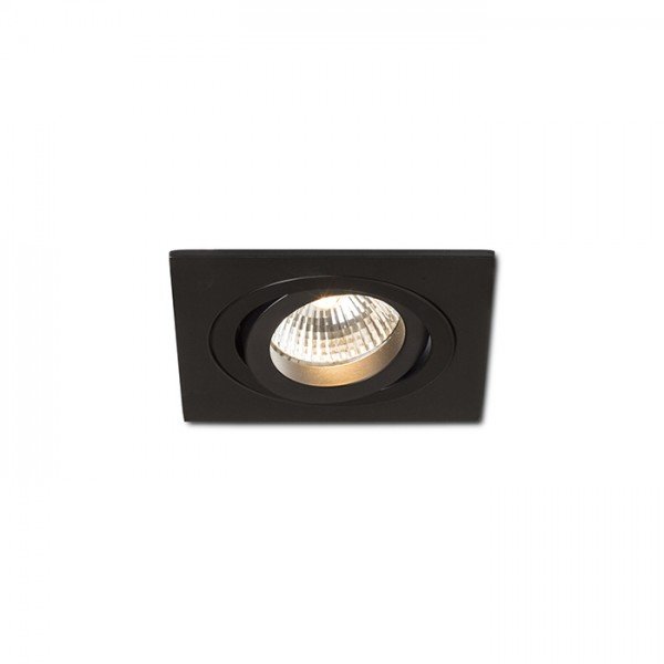 RED R12711 PASADENA GU10 SQ I zápustná černá 230V GU10 50W - RED - DESIGN RENDL