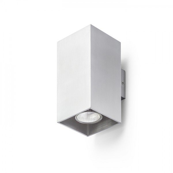 RED R12678 AGATE II nástěnná česaný hliník 230V GU10 2x35W - RED - DESIGN RENDL