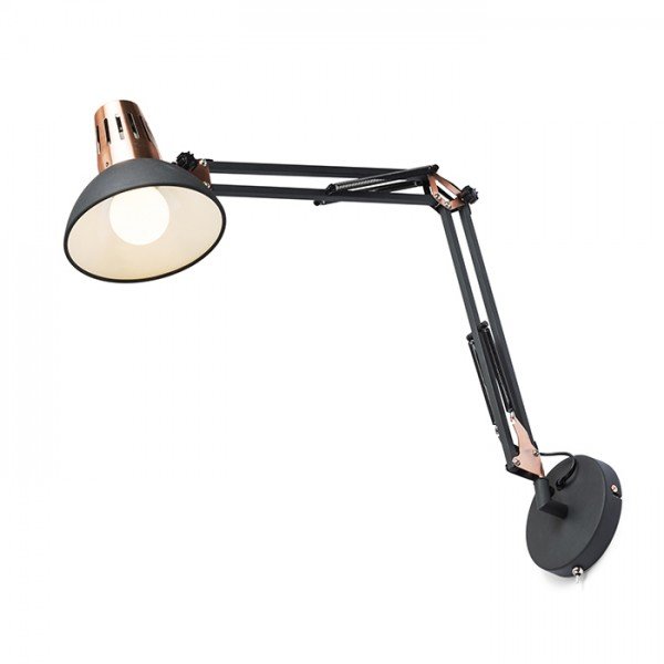 RED R12651 ANTE nástěnná černá měď 230V E27 28W - RED - DESIGN RENDL