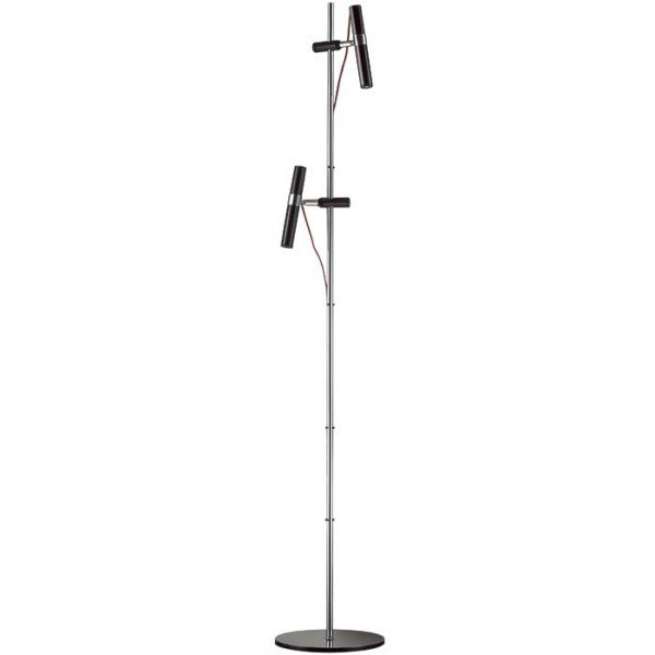 RED R12463 VIPER FL černá chrom 230V LED 2x3W 60° 3000K - RED - DESIGN RENDL