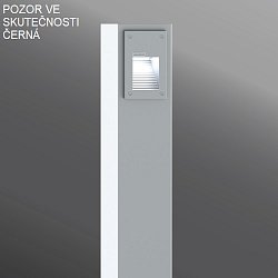 Obrázek pro produkt Venkovní stojací svítidlo RADO 1 BOLLARDS LED 4W 3000K 124lm IP65 černá RAL9011 - LIGMAN
