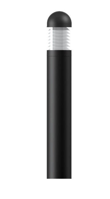 Levně LGM TU-10136-1-30-01 Venkovní sloupkové svítidlo TAURAS BOLLARDS 41W 3000K 962lm IP65 černá RAL9011 (LGM TU-10136-1-W30-01) - LIGMAN