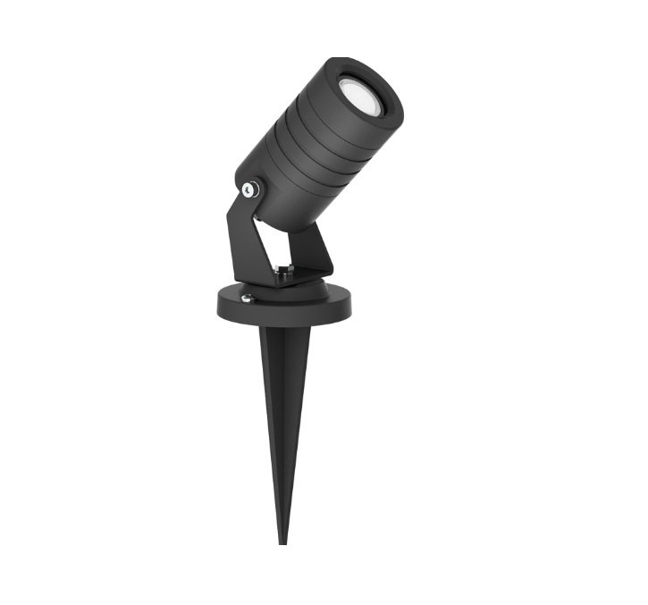 Levně LGM UT-50562-W30-01 Reflektorové svítidlo UTAH 2 se zápichem LED 4W 160lm 3000K 24V IP65 černá RAL9011 - LIGMAN