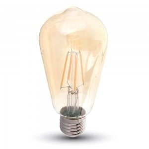 Levně V-TAC SKU 1968 LED žárovka Filament 8W 700lm E27 VT-1968 2200K