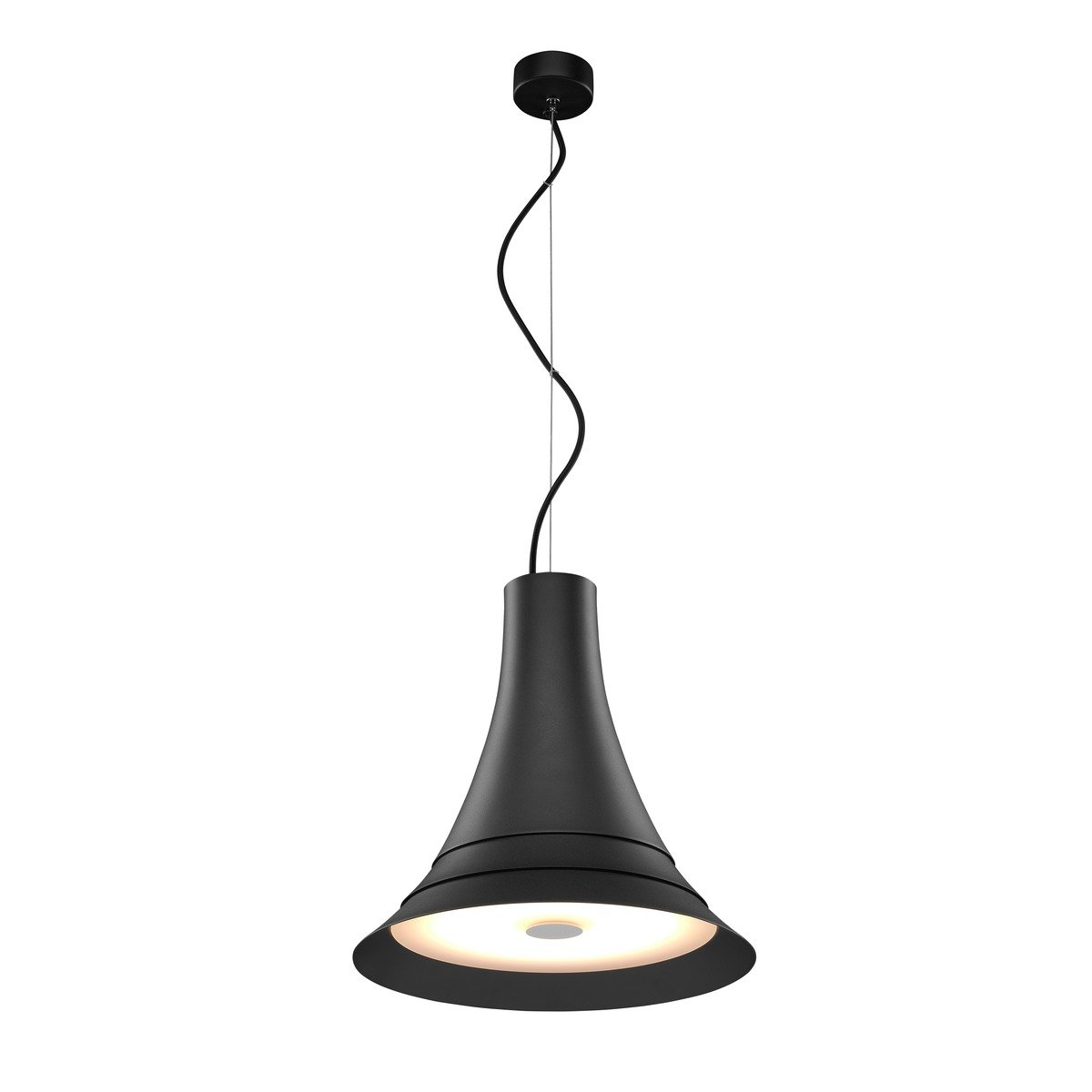 LA 1000436 BATO 35 závěsné svítidlo, LED, 2700K, černé - BIG WHITE (SLV)