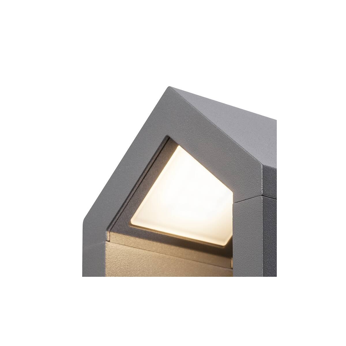 LA 1000797 BONA venkovní nástěnné svítidlo, LED, IP54, antracit, 3000K - BIG WHITE (SLV) (obrázek 3)