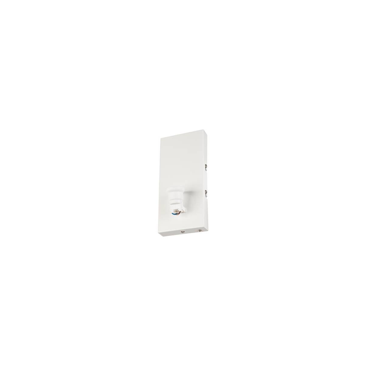 LA 1001272 FENDA Basis, nástěnné svítidlo, E27, bílé, bez stínítka, max. 40W - BIG WHITE (SLV)