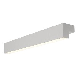 Obrázek pro produkt L-LINE 60 LED, nástěnné a stropní svítidlo, IP44, 3000K, 1500lm, stříbrošedá - BIG WHITE (SLV)