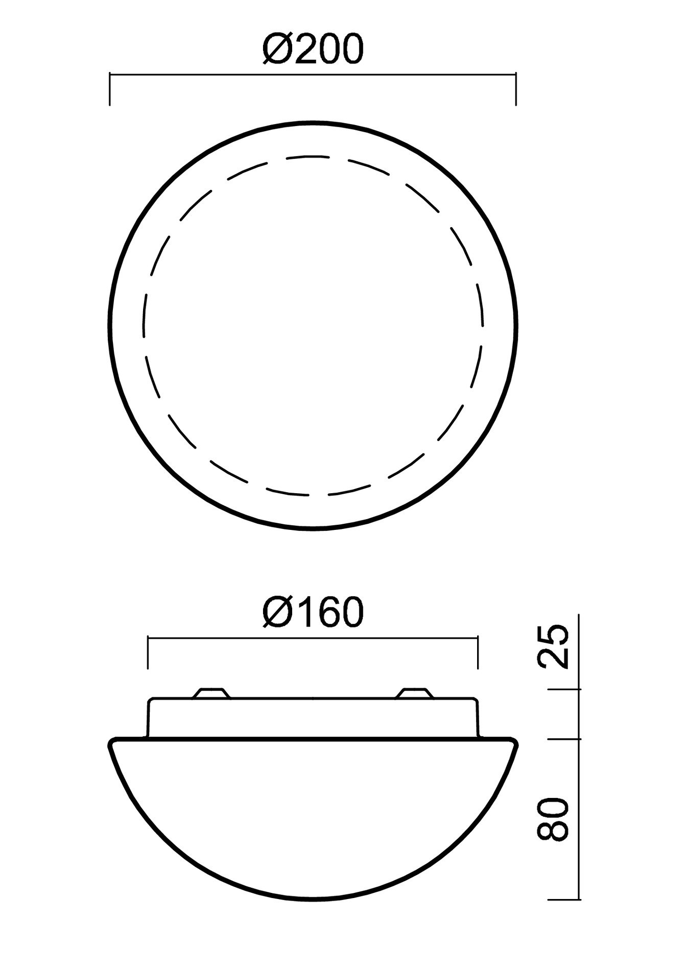 OS AUR42702 AURA 6 stropní/nástěnné skleněné svítidlo bílá IP44 60W E27 (původní kód OS 42702) - OSMONT (obrázek 4)