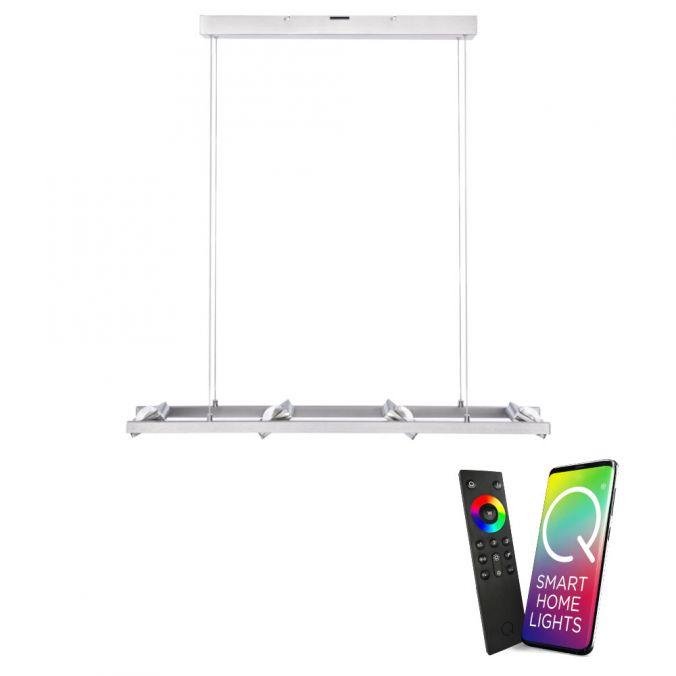 PN 2460-55 Závěsné svítidlo Q-FISHEYE Smart Home 8x3W 2480lm 99cm 3000K RGBW - PAUL NEUHAUS